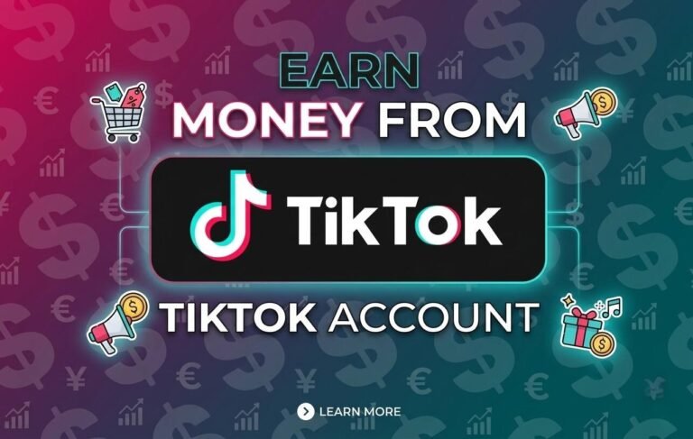 earn money from tiktok account