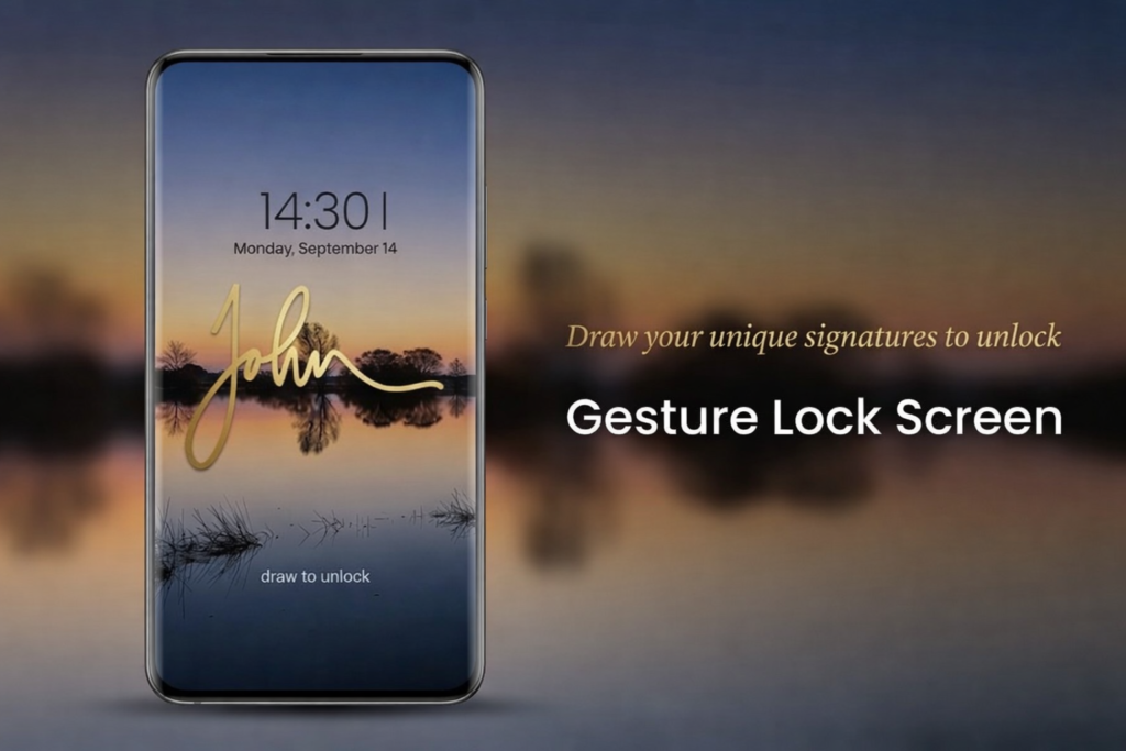 Gesture lock screen APK